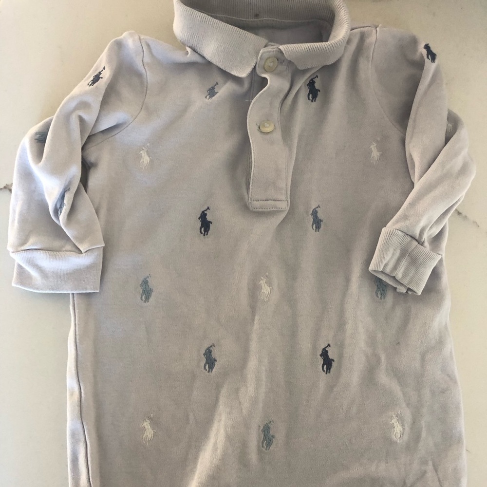 Ralph Lauren Baby Outfit: 6 months w long sleeves / collar